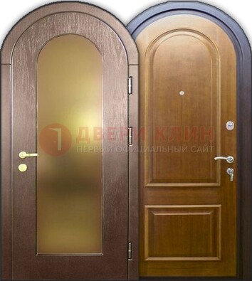 Металлическая арочная дверь ДА-12 в банк в Воронеже