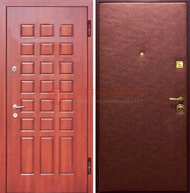 Входная дверь с МДФ и винилискожей ДМ-178 для офиса в Сергиевом Посаде