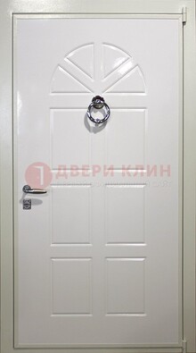 Белая входная дверь с МДФ ДМ-30 в квартиру в Нижнем Новгороде
