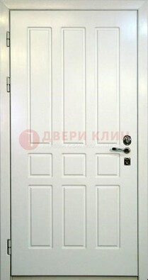 Белая стальная дверь с МДФ ДМ-36 в Нижнем Новгороде