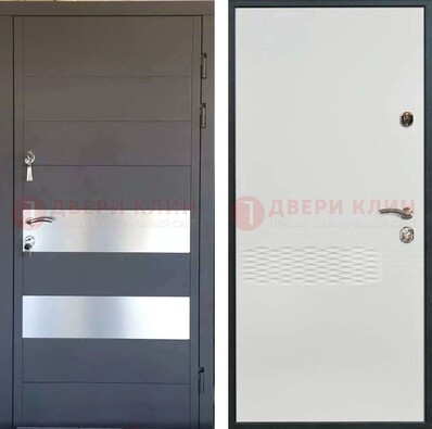 Металлическая дверь МДФ темная и светлая ДМ-420 в Нижнем Новгороде