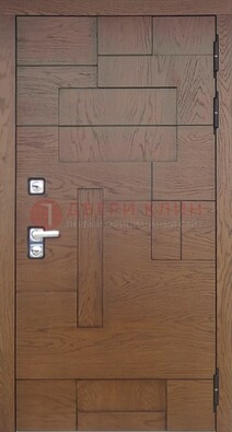Современная стальная дверь с МДФ панелью ДМ-519 в Люберцах