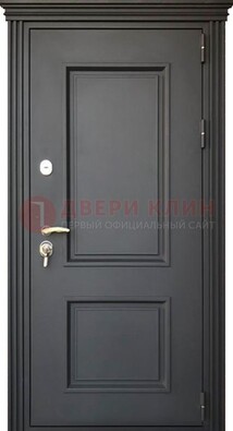 Чёрная дверь с МДФ ДМ-520 в Нижнем Новгороде