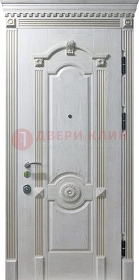 Белая дверь с МДФ ДМ-525 в Нижнем Новгороде