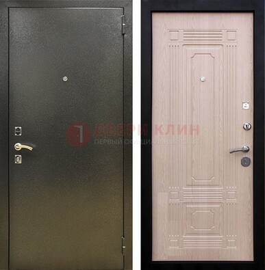Входная темно-серая дверь с порошковым напылением и МДФ ДП-273 в Кирове