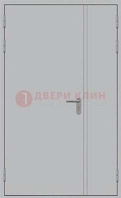 Белая противопожарная двупольная дверь ДПМ-02/30 в Нижнем Новгороде