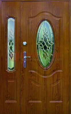 Парадная дверь со стеклянными вставками ДПР-73 для дома в Нижнем Новгороде
