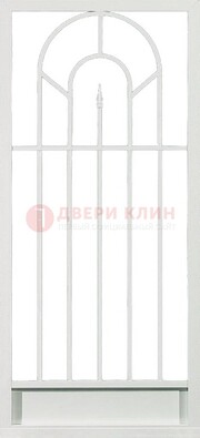 Стальная решетчатая дверь в белом цвете с пикой ДР-11 в Нижнем Новгороде