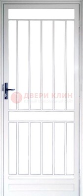 Железная решетчатая дверь белая ДР-32 в Нижнем Новгороде