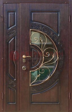 Полуторная железная дверь Винорит в классическом стиле ДСК-272 в Нижнем Новгороде