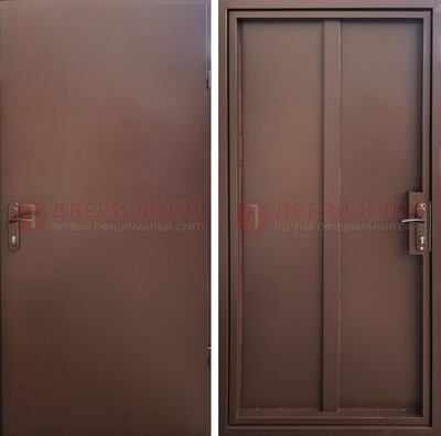 Техническая дверь с порошковым покрытием медный антик с двух сторон ДП-253 в Нижнем Новгороде