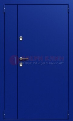 Синяя тамбурная дверь ДТМ-23 в Нижнем Новгороде