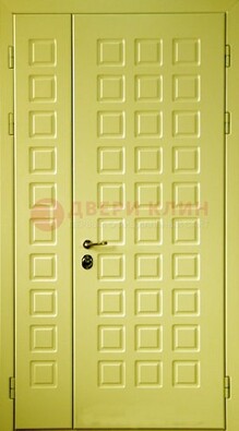 Салатовая тамбурная дверь ДТМ-28 в Старой Купавне