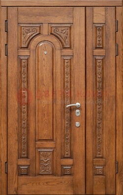 Полуторная железная дверь винорит для дома ДВТ-252 в Нижнем Новгороде