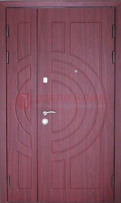 Красная железная дверь с виноритом ДВТ-3 в Калуге
