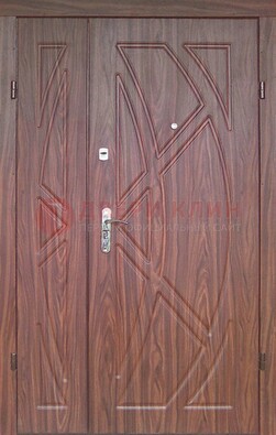 Железная тамбурная полуторная дверь с МДФ ПЛ-7 в Нижнем Новгороде